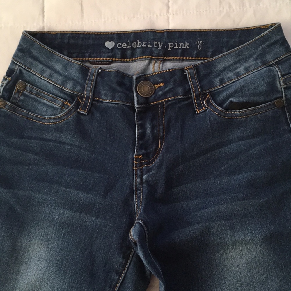 Celebrity pink jeans!